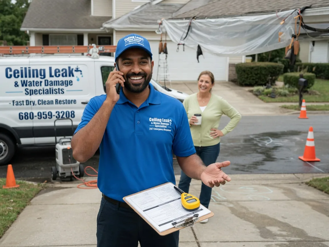 Ceiling Leak Cleanup Bellbrook, OH FAQs